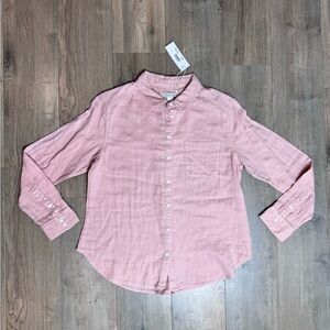 Outerknown Dusty Pink Collared Shirt women’s small NWT